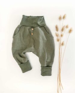 robuste Leinen Knickerbocker Hose Baby Kinder